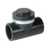 PVC drukleiding terugslagklep horizontaal, 40 x 40mm PVC drukleiding terugslagklep horizontaal, 40 x 40mm