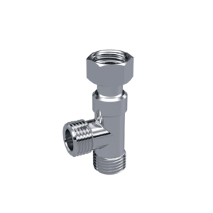 Raminex hoekstopkraan T-stuk 3/8 bi/bu/bu Raminex hoekstopkraan T-stuk 3/8 bi/bu/bu